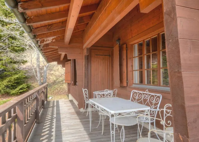 Dix Loups A Avec Vue Sur Les Alpes Chalet *