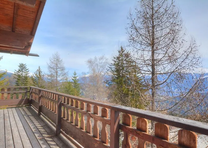 Dix Loups A Avec Vue Sur Les Alpes 샬레